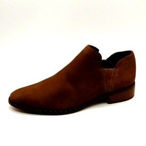 Steven by‎ Steve Madden Womens Choncey Slip On Ankle Boot Brown Leather 8.5M